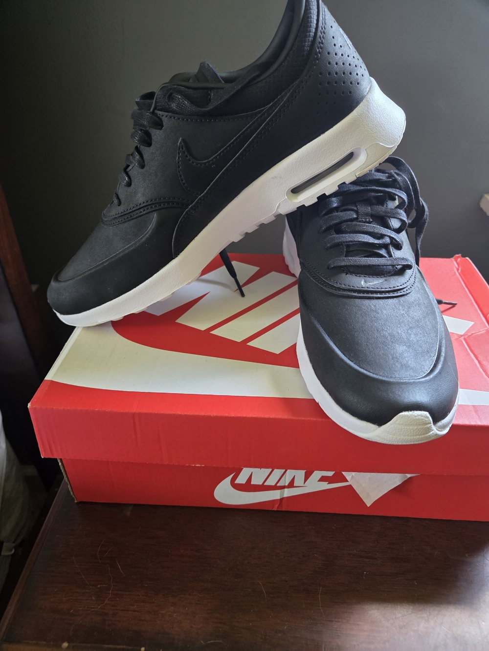 Nike Air Max THEA Shoe- Black
